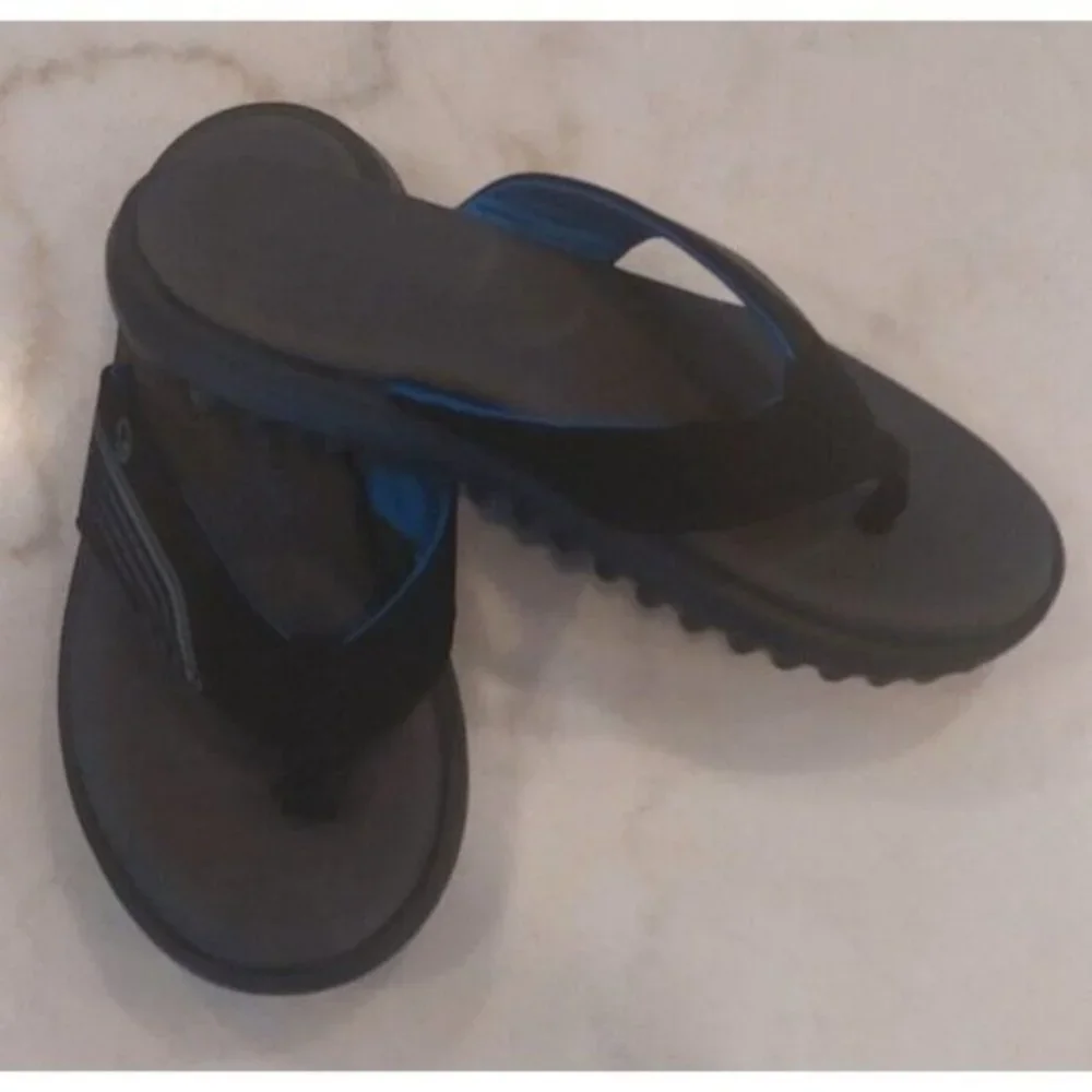 Champion C9 Sandals Men's 7/8 Cushion Fit Slide Slip‎ On Flats Black